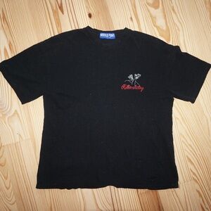 Needle Point Roller Skating Graphic T-Shirt Large